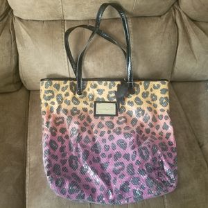 Betsy Johnson sequin tote